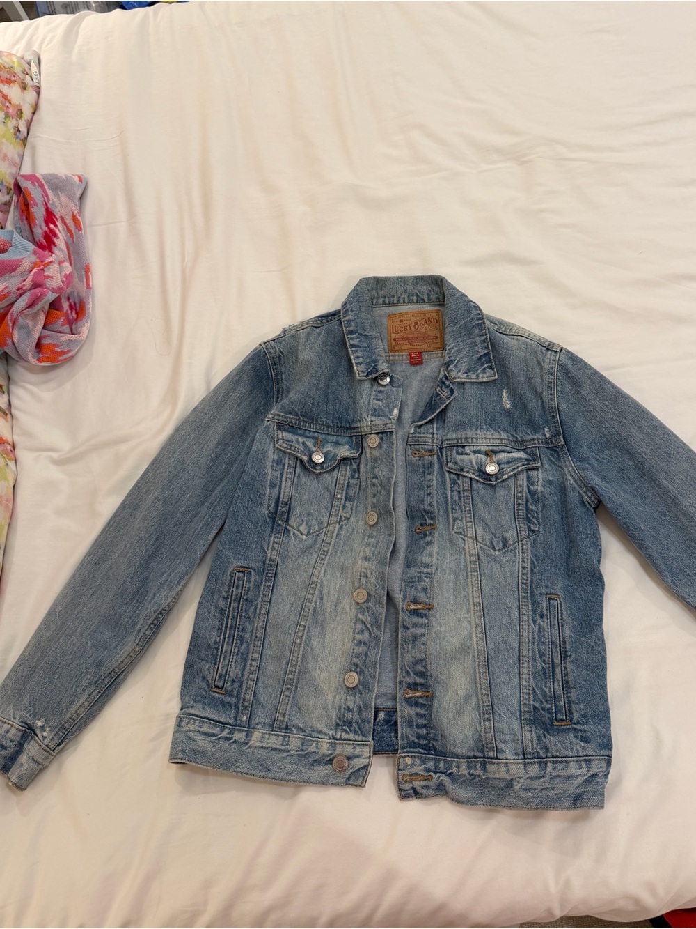 Lucky Brand Light Blue Denim Jacket